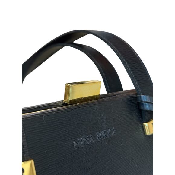 Nina Ricci VINTAGE Shoulder Bag in Navy Blue - Picture 8 of 10